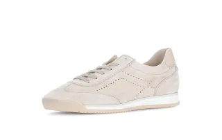 pius gabor - Sneaker low Materialmix Leder beige beige - Gr. - 6 UK