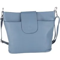 MIRROSI Umhängetasche Damen, Crossbody Bag, Echtleder Made in Italy (1 Tasche mit 1 oder 2 Gurte), verstellbaren Schulterriemen), 30x24,50x9cm (BXHXT) viel Stauraum
