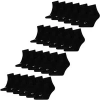 PUMA Freizeitsocken Quarter Socken (12-Paar) mit Cat-Logo und PUMA-Schriftzug