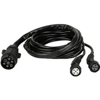 LAS Anhängerkupplung LAS Kabelsatz Stecker für Anhänger, 7-polig
