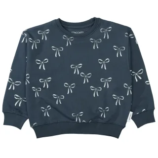 STACCATO - Md.-Sweatshirt dark marine-aop - Gr. - 116/122