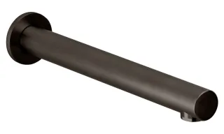 Herzbach Design iX Wandauslauf 240mm Edelstahl Black, 21.142000.2.40 21.142000.2.40