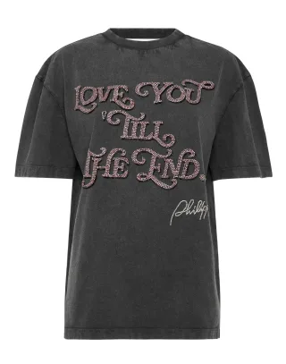 Open Back Man Fit T-Shirt Love Plein