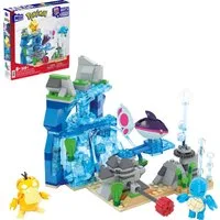 Mattel® Actionfigur MEGA Pokémon Wasserabenteuer, (319-tlg), MEGA Bauset zum Zusammenbauen
