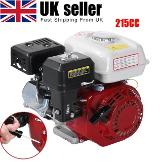 High Performance 4 Stroke Air Cooled Engine 215cc with Assembly Tools and Manual Perfect for Custom Builds