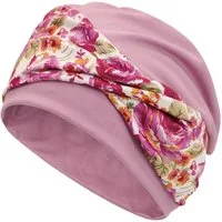 nsihing Turbanmütze Turbanmütze Damen, Boho Blumenmuster, Elastische Kopfbedeckung Weich, Atmungsaktiv & Bequem für Alltag und Freizeit