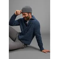 Man's World Strickjacke Mit Stehkragen & Reißverschluss melierte Optik,weicher Griff, Perfekt für die kältere Jahreszeit