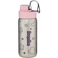 ergobag Trinkflasche Edelstahl Trinkflasche, auslaufsicher und kohlensäuregeeignet
