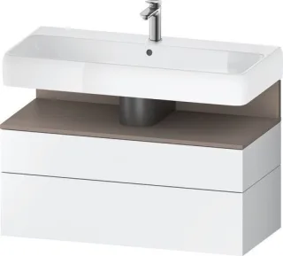 Duravit Qatego Waschtischunterbau wandhängend Weiß Matt 990x470x590 mm - QA4395043180010 QA4395043180010