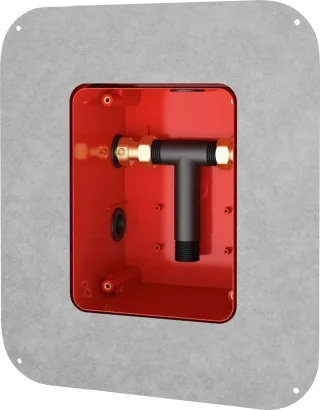 KWC Aquarotter Rohbauset, F5, Systembox R5, waschen, Warm- und Kaltwasser, Klebeflansch, 2030028992 2030028992
