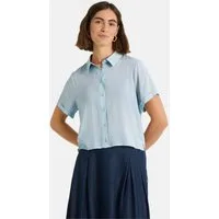Lieblingsstück Hemdbluse RulaEP mit Umschlagsaum an den Ärmeln, lockerer Fit