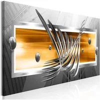 Artgeist Wandbild Silver Wings (1 Part) Narrow Orange