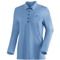 Maier Sports Langarm-Poloshirt Long Piquee Polo W Damen Polo langarm, leichtes Funktionsshirt, Langarmshirt, Reg. Fit
