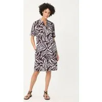 Olsen Midikleid Kleid mit Allover-Dessin