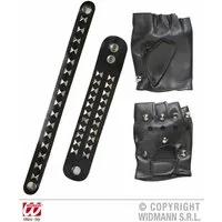 Widmann S.r.l. Kostüm Biker Rocker 3-tlg. Set