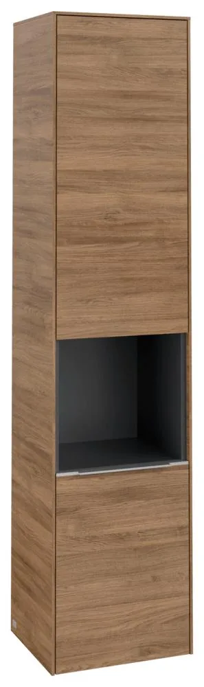 Villeroy & Boch Subway 3.0 Hochschrank, 2 Türen, 400 x 1710 x 346,5 mm, Kansas Oak / Kansas Oak C58800RH