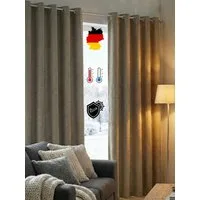 Wirth Vorhang Trondheim B (1 St), Ösen, blickdicht, Chenille