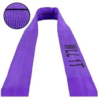 MCS CARGO SECURITY Zurrgurt Rundschlinge rund, 1000 kg, 1 m, Hebeschlinge, lila (1-St)