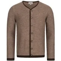 Nübler Trachtenstrickjacke Trachtenstrickjacke Langarm Ignaz in braun von Nübler