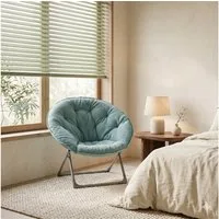 MODFU Relaxsessel Tragbarer Klappbarer Weicher Mondstuhl (für Schlafzimmer, Wohnheimplätze, Wohnungen, Entspannungsbereiche, Gärten und Höfe, 1-St., 53*58*85cm)