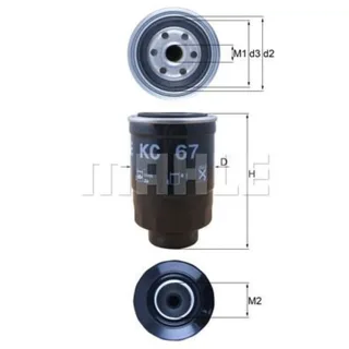 Mahle Kraftstofffilter Ford Nissan