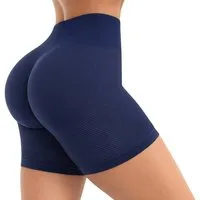 Smilodox Shorts Amaze Scrunch, Blickdichte Radlerhose mit Unsichtbarer Scrunch-Effekt High Waist Squatproof Scrunch Shorts-Leggings Seamless Sport Fitness