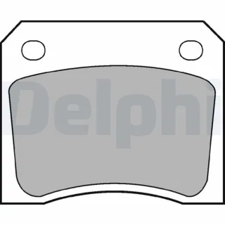 Delphi Bremsbel?ge hinten Jaguar E-Type Xj Xjsc Peugeot 205