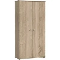 FORTE Schuhschrank Tempra, Mehrzweckschrank, 2 Türen, Einlegeböden, Höhe 149,5,5 cm Breite 73,7 cm
