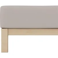 Schlafgut Spannbettlaken PURE Bio-Baumwolle mit Elasthan, 170 g/m², Bettlaken, Spannbetttuch, Jersey, Gummizug: rundum, (1 Stück), PREMIUM Laken für Matratzen bis 30cm Höhe, dehnbar blickdicht, straff