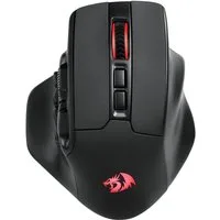 Redragon M811 Aatrox Kabellose, Ergonomisches Design für PC & Gamer Gaming-Maus (kabelgebunden, RF Wireless, 15 programmierbare Tasten, 5 DPI-Stufen, RGB-Beleuchtung)