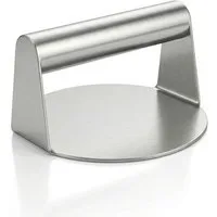 Arendo Burgerpresse aus Edelstahl, für Smash Burger, Smasher 14 cm Durchmesser (5,5 Zoll) (1 St), Edelstahl, leicht zu reinigen, hitzebeständig, geschmacksneutral lebensmittelecht
