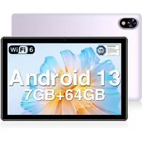 DOOGEE U9 Kinder Tablet, Android 14 64GB ROM (1TB TF) Tablet (10.1", 64 GB, Android 13, G-sensor, 9,9 mm Dicke,WiFi 6,BT 5.0,5060mAh Akku)