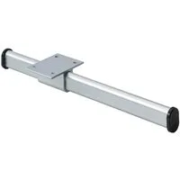 Hettich Möbelbeschlag Hettich Kleiderstange 225 mm Aluminium/Kunststoff