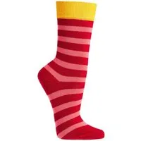FussFreunde Socken 6 Paar Kindersocken Bio-Baumwolle Ringel für Mädchen & Jungen (6 Paar) buntes Blockstreifen-Design, handgekettelte Naht