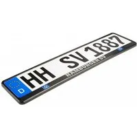 VertriebsArena GmbH Kennzeichenhalter HSV Kennzeichenverstärker "Chrom"