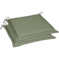 GO-DE Sitzkissen Dora, 2er Set, 45x47 cm