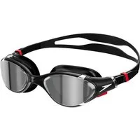 Speedo Schwimmbrille Biofuse 2.0 Mirror, für Erwachsene, mit patentiertem Druckknopf-Mechanismus