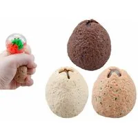 Horror-Shop Dekoobjekt Squishy Dinosaurier Ei mit Dino Anti Stress Ball 1