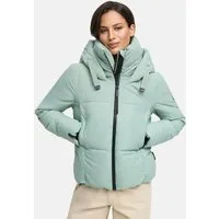 Marikoo Winterjacke Ninikaa kurze Winterjacke mit extra hohem Windschutzkragen