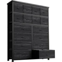 GarveeMore Kommode Aufbewahrungsschrank mit 16 Schubladen 103*30*130cm