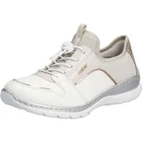 Rieker Slip-On Sneaker Slipper, Schlupfschuh, Freizeitschuh mit Gummizug und Elastikeinstieg