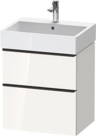 Duravit D-Neo Waschtischunterbau wandhängend Weiß Hochglanz 584x442x625 mm - DE43710BD220000 DE43710BD220000