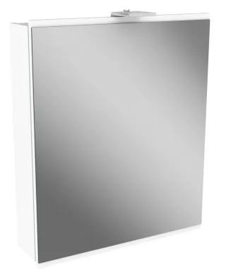 Fackelmann Spiegelschrank Lima 60x73x15,5 Weiss/Weiss,1T,LED, 84783 84783