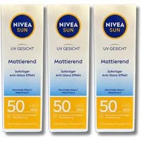 Nivea Sun Sonnenschutzcreme UV Gesicht Mattierend LSF 50, 50 ml