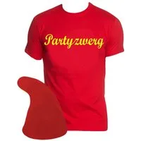 coole-fun-t-shirts Kostüm Partyzwerg Zwergen Kostüm Karneval Fasching