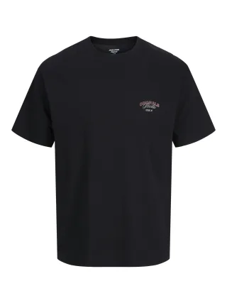 JACK&JONES - JORUPSTATE GRAPHIC BACK TEE SS CN Black - Gr. - S