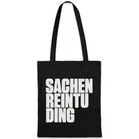 Urban Backwoods Beuteltasche Sachen Reintu Ding Stofftasche Einkaufen Shopping Totebag Geschenk (1-tlg), Jutebeutel Lustig Fun