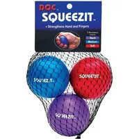 Tourna Grip Europe GbR Trainingshilfe Squeeze It (für Hand- und Fingertraining) 3er Pack