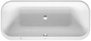Duravit Happy D.2 Plus Whirlwanne Weiß / Graphit Supermatt 1800x800 mm - 760453800AS0000 760453800AS0000