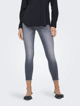 ONLY - ONLBLUSH MID SKIN ANK RW DNM TAI270 NOOS Medium Grey Denim - Gr. - 32
